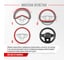 Оплетка SKYWAY Luxury-6 M, черная, экокожа S01102430 6
