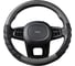 Оплетка SKYWAY Racer-1 M, черно/серая, экокожа S01102413 1