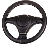 Оплетка SKYWAY FLEX-1 M, черная, экокожа S01109002