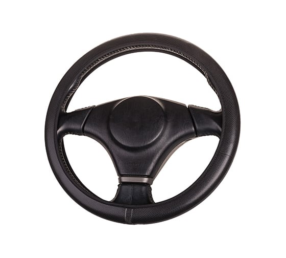 Оплетка SKYWAY FLEX-1 M, черная, экокожа S01109002 1