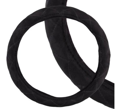 Оплетка SKYWAY Hit-1 XL, черная, замша S01101048