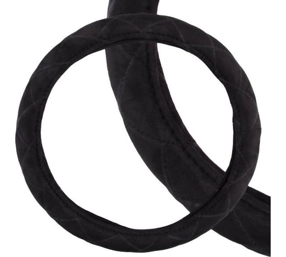 Оплетка SKYWAY Hit-1 L, черная, замша S01101047 1