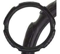 Оплетка SKYWAY Sponge turtle 6 подушечек, M, черная, экокожа S01102234