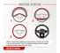 Оплетка SKYWAY Sponge snood 6 подушечек, M, бежевая, экокожа S01102242 8