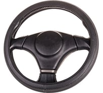 Оплетка SKYWAY FLEX-15 M, черно/серая, экокожа S01109016