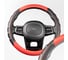 Оплетка SKYWAY Carbon-2 M, черно/красная, экокожа S01102424 2