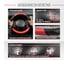 Оплетка SKYWAY Carbon-2 M, черно/красная, экокожа S01102424 4