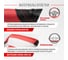 Оплетка SKYWAY Carbon-2 M, черно/красная, экокожа S01102424 5