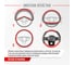 Оплетка SKYWAY Carbon-2 M, черно/красная, экокожа S01102424 6