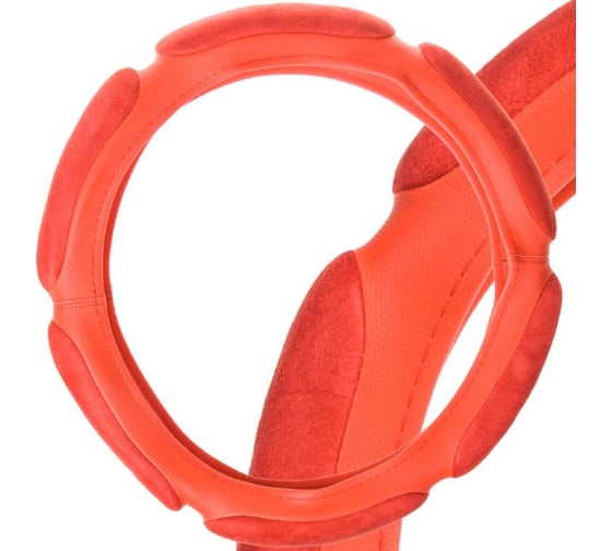 Оплетка SKYWAY Sponge classic 6 подушечек, S, красная, замша S01101057 1