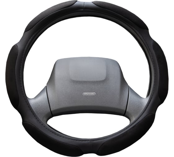 Оплетка SKYWAY Sponge air 6 подушечек, L, черная, замша S01101062