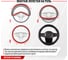 Оплетка SKYWAY Comfort-7 M, черная, экокожа S01102049 5