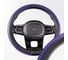 Оплетка SKYWAY Luxury-1 M, черно/синяя, экокожа S01102373 2