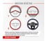 Оплетка SKYWAY Luxury-1 M, черно/синяя, экокожа S01102373 6