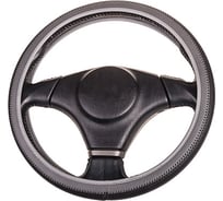 Оплетка SKYWAY FLEX-14 M, черно/серая, экокожа S01109015
