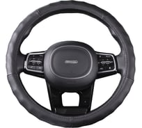Оплетка SKYWAY Real-2 М, черная, натуральная кожа S01108003