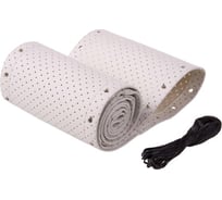 Оплетка SKYWAY Corset M, белая, экокожа S01102408