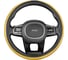 Оплетка SKYWAY Luxury-1 M, черно/желтая, экокожа S01102372 1