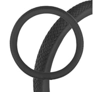 Оплетка SKYWAY Modern-5 L, черная, экокожа S01102022