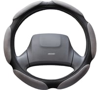 Оплетка SKYWAY Sponge air 6 подушечек, L, черно-серая, замша S01101069