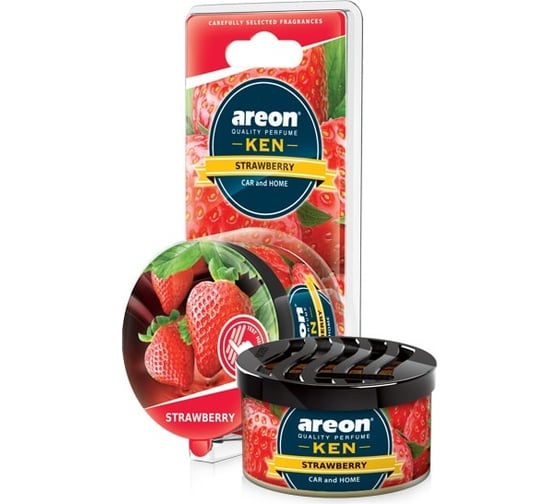 Ароматизатор Areon KEN BLISTER Strawberry AKB01