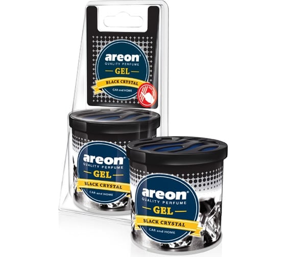 Ароматизатор Areon GEL CAN Blister Black Crystal GCB05
