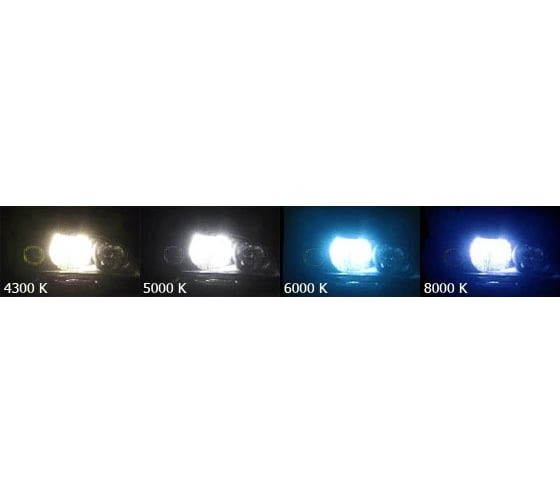 Комплект ксеноновых автоламп для фар EGOlight цоколь D1S, 6000К, 200