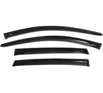 Дефлекторы окон Vinguru Chevrolet Captiva накладные, скотч, акрил, 2006-2016, 4 шт AFV86706