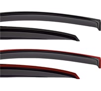 Дефлекторы окон  SIM MERCEDES Е Класс, 4 door, 2016-н.в., темные, NLD.SMERE1632