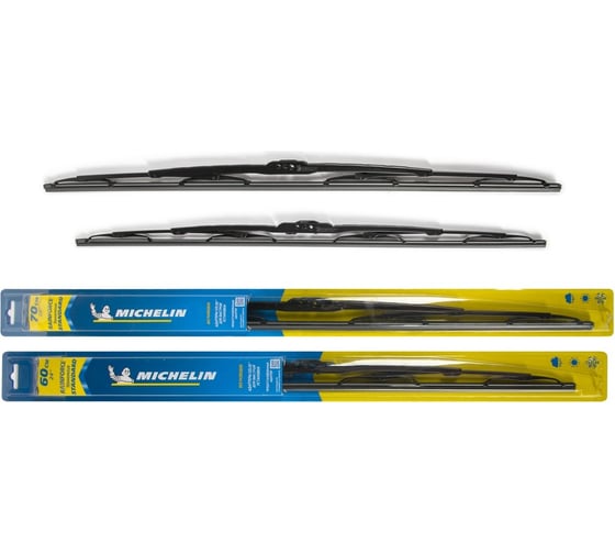 Комплект каркасных щеток стеклоочистителя MICHELIN 28" + 24"/70 + 60 см, K13928-24