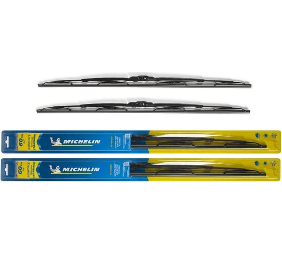 Комплект каркасных щеток стеклоочистителя MICHELIN 24" + 24"/60 + 60 см, K13924-24