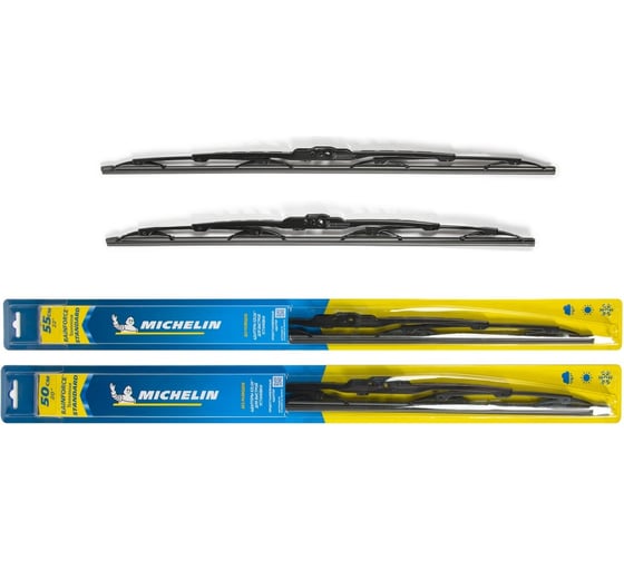 Комплект каркасных щеток стеклоочистителя MICHELIN 22" + 20"/56 + 50 см, K13922-20