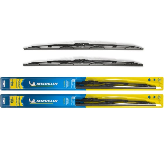 Комплект каркасных щеток стеклоочистителя MICHELIN 22" + 22"/56 + 56 см, K13922-22