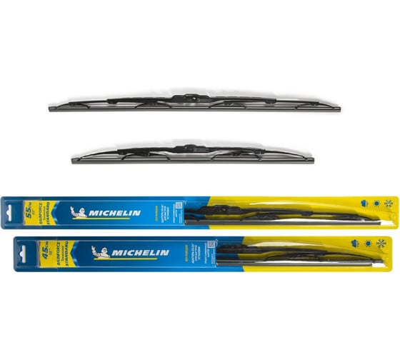 Комплект каркасных щеток стеклоочистителя MICHELIN 22" + 18"/56 + 45 см, K13922-18