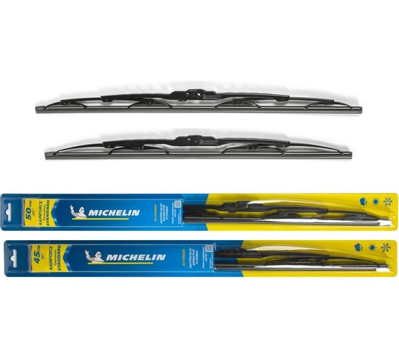 Комплект каркасных щеток стеклоочистителя MICHELIN 20" + 18"/50 + 45 см, K13920-18