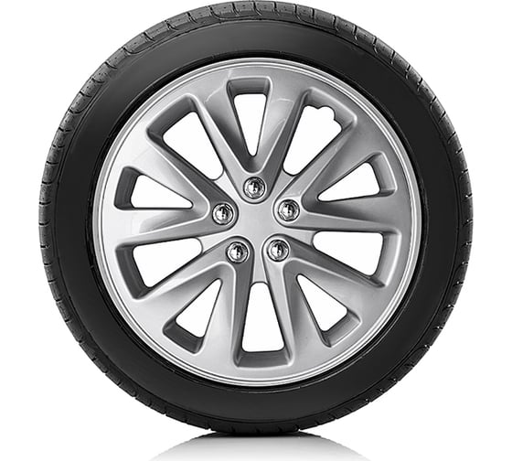 Колпаки на колёса AUTOPROFI комплект из 4 шт, размер 15, 370мм WC-2030 SILVER 15