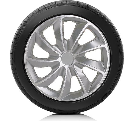 Колпаки на колёса AUTOPROFI комплект из 4 шт, размер 14, 350мм WC-2005 SILVER 14