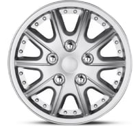 Колпаки на колёса AUTOPROFI комплект из 4 шт, размер 14, 350мм WC-2025 SILVER 14 16086350