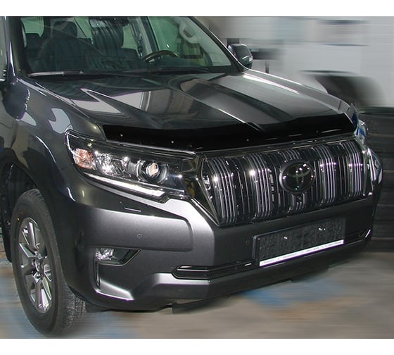 Дефлектор капота SIM Toyota Land Cruiser 150, 2017-, темный NLD.STOLCP1712
