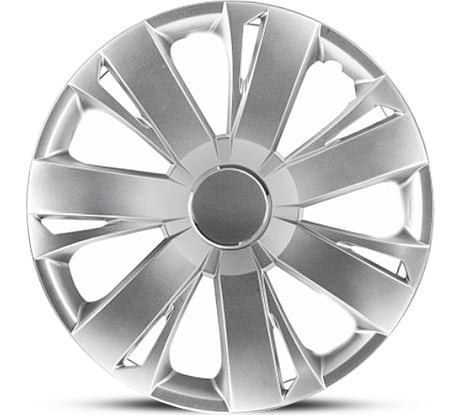 Колпаки на колёса AUTOPROFI комплект из 4 шт, размер 14, 350мм WC-2015 SILVER 14