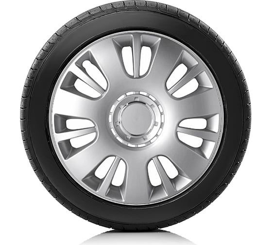 Колпаки на колёса AUTOPROFI комплект из 4 шт, размер 15, 370мм WC-1150 SILVER 15