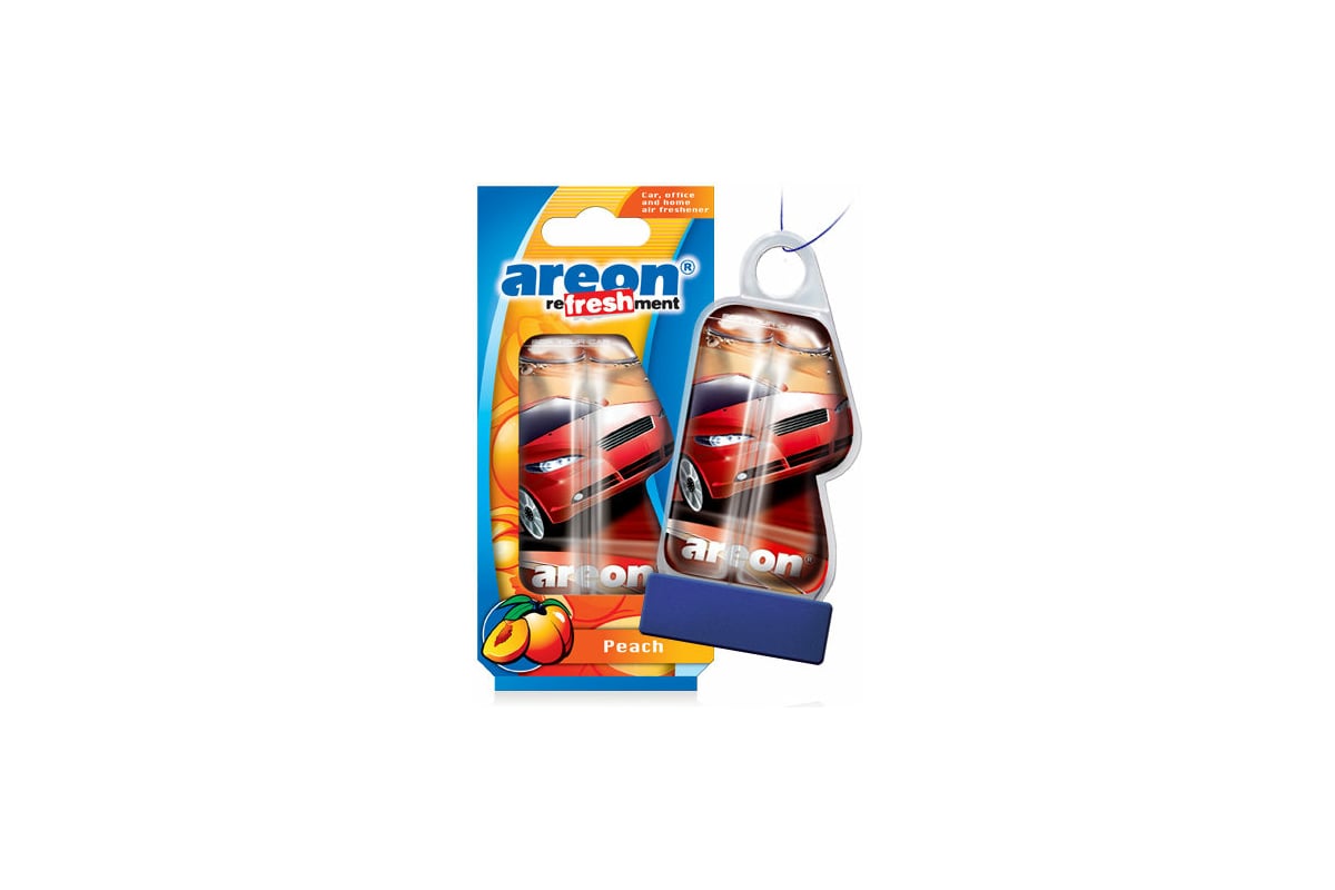 Ароматизатор Areon REFRESHMENT LIQUID peach LC09 - выгодная цена, отзывы,  характеристики, фото - купить в Москве и РФ