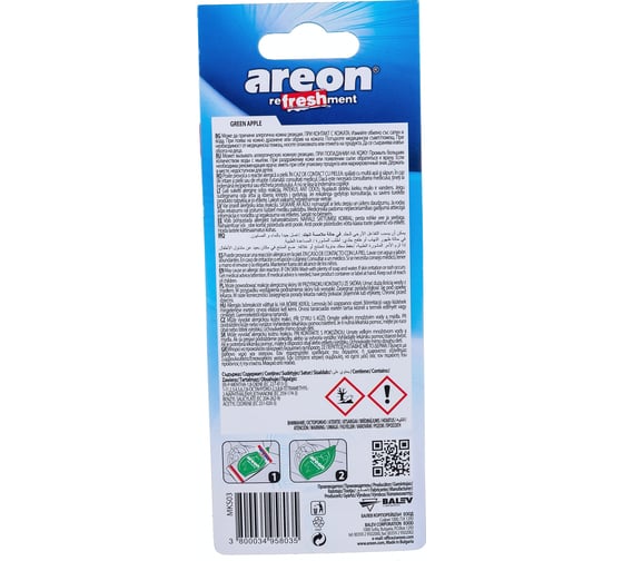Ароматизатор Areon REFRESHMENT apple MKS03