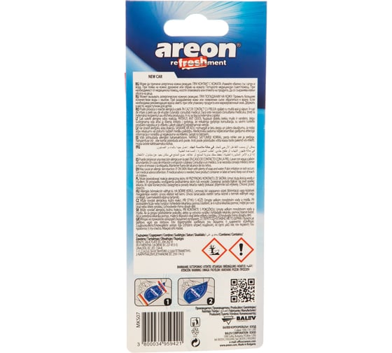 Ароматизатор Areon REFRESHMENT new car MKS07