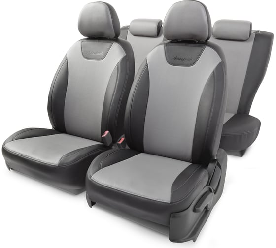 Чехлы на сиденья AUTOPROFI Toyota Prius-3 PRI-3Sd09+40-60 G BK/D.GY