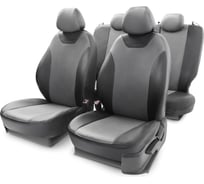 Авточехлы AUTOPROFI GALLANT экокожа 15 предм. GAL-1505 GF BK D.GY GAL-1505 GF BK/D.GY