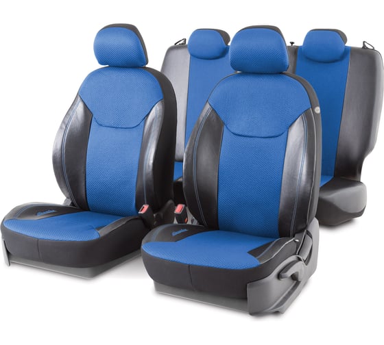 Авточехлы AUTOPROFI DINAMICA DIN-1505GJ BK/BL