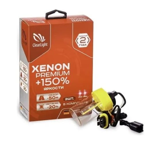 Комплект ксеноновых ламп Clearlight xenon premium 150 hb4, 2 шт PCL HB4 150-2XP-2