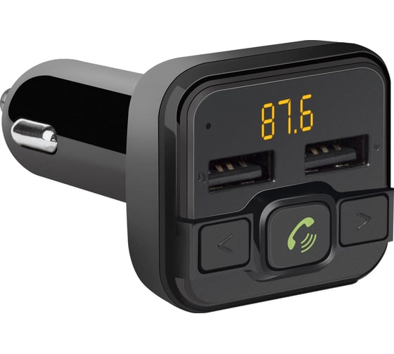 FM-трансмиттер Defender RT-Edge BT/HF, USB 2.4 A 68012 1