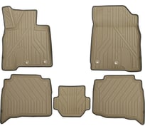 Коврики в салон KVEST TOYOTA LC 200, 3D, 2015-, 5 шт KVESTTYT00001Kb1